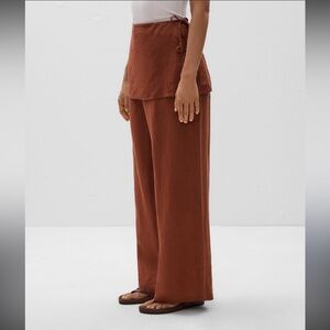 Oysho linen trousers